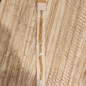 24k Gold Plated 2x4mm Paperclip Chain 40 In